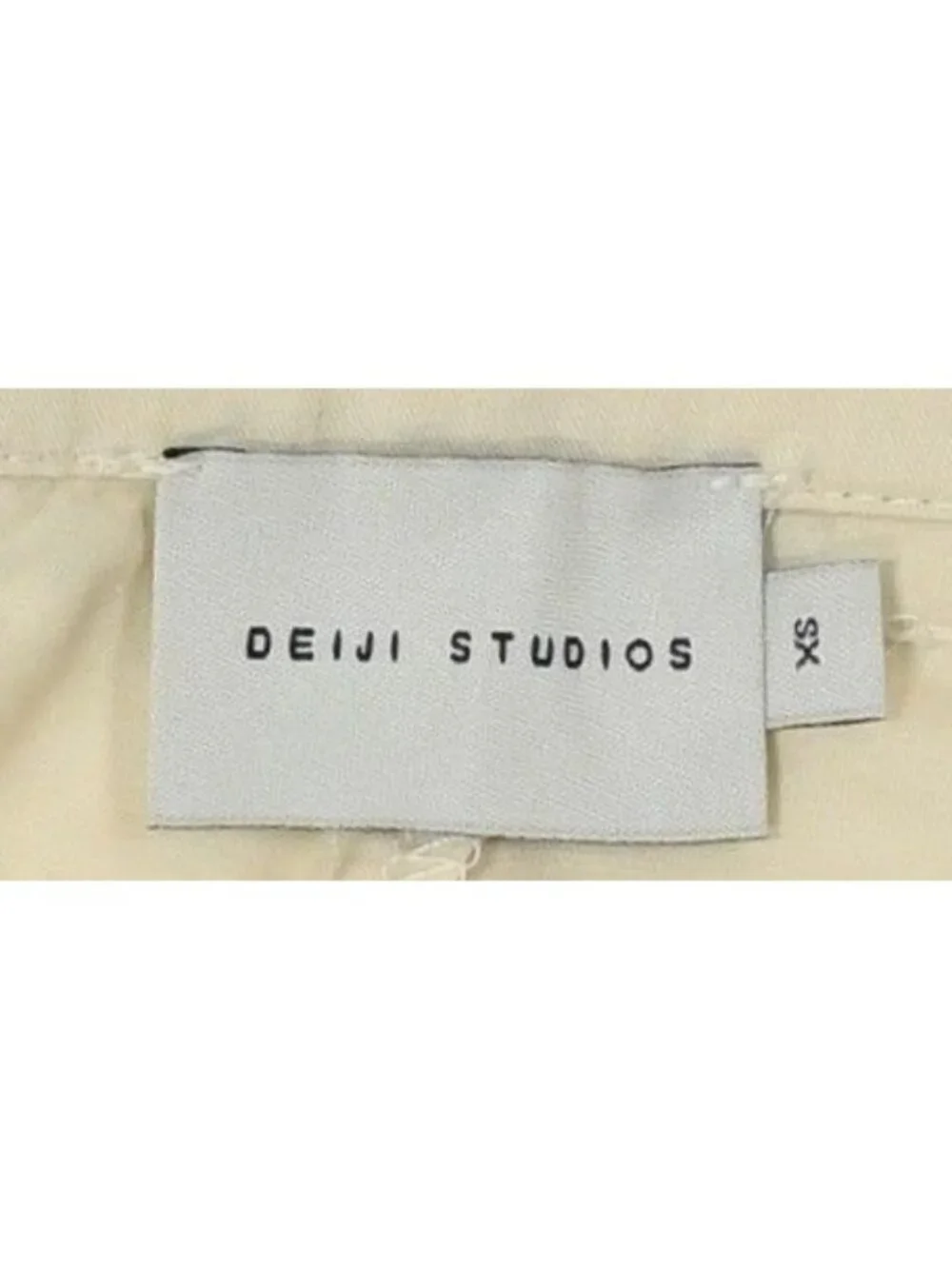 Deiji Studios Tab Pant Cream
